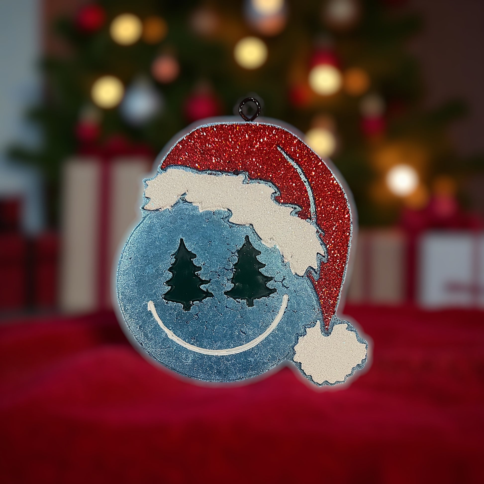 Yuletide Smiley Car Freshie