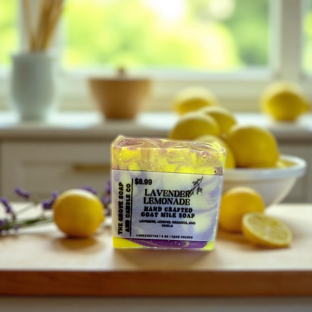 Lavender Lemonade Goat Milk Soap