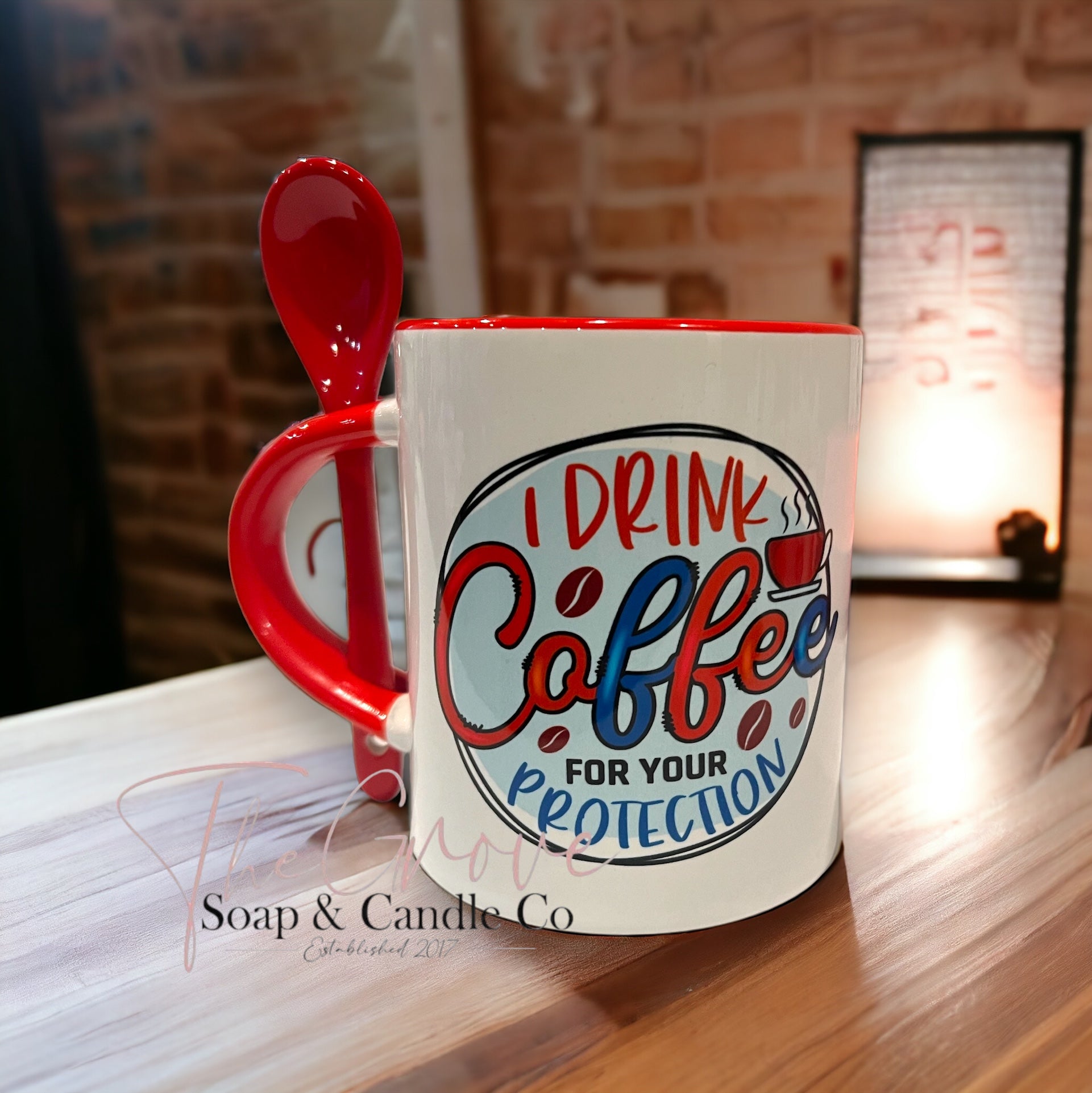 I drink coffee mug